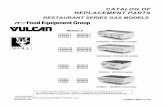CATALOG OF REPLACEMENT PARTS · vulcan-hart division of itw food equipment group, llc baltimore, md form f-38318 (4-10) catalog of replacement parts restaurant series gas models vcrg24-t
