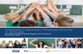 Integrate Classroom Physical Activity in Schools€¦ · Classroom physical activity is implemented at the classroom level and depends on the support that teachers receive from school