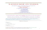 LANGUAGE IN INDIA · Language in India ISSN 1930-2940 14:6 June 2014 Mosha. Afroza Sultana, M.A. in English Language Teaching Communicative Approach in ESL Classroom at the Secondary