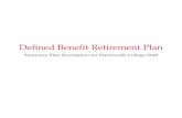 Defined Benefit booklet · leave, and any salary reduction contributions you make to the Supplemental Retirement Annuity or any other Dartmouth benefit plan (such as Dartflex). It