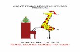 ABOVE PIANO LESSONS STUDIO PRESENTS...Bastien) Aaliyah Wilson Palomino Gallop (M. Bober) There is a beautiful palomino horse prancing as she pulls a sleigh in a winter wonderland.