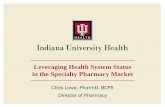 Leveraging Health System Status in the Specialty Pharmacy ......Jul 13, 2015  · new market participant . Specialty Medications ... Prescription Flow Health System Clinic. Fragmentation