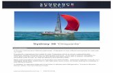 Sales Brochure Sydney 38 ‘Cinquante’sundancemarine.com.au/wp-content/uploads/2016/12... · Sydney 38 continued | 1300 55 00 89 Accommodation Cabins / Berths: Roomy Saloon with