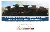FY2020 Annual Report on the In accordance with the ...2020 Annual Report on NJCLASS Loan Program - Page6 DELINQUENCY and DEFAULT Delinquency means a payment on an NJCLASS loan is made