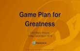 Game Plan for Greatness - Fundamentals of Primerica 1. Recruit 2. Field Train 3. License 4. Promote