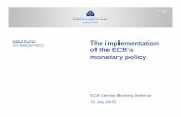 Monetary policy implementation framework...Jul 12, 2018  · Standard monetary policy tools 2 3 4 Non-Standard monetary policy tools Eurosystem balance sheet Eurosystem monetary policy