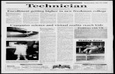 Wednesday,July 12, 1995 Technician · Raleigh. NorthCarolina Technician NorthCarolinaState University's NewspaperSince1920 Wednesday,July 12, 1995 Volume 75, Number90 Enrollmentgettinghigherin