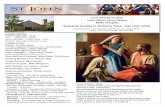 Sixteenth Sunday in Ordinary Time July 17th, 2016 · 2016-07-15 · Sixteenth Sunday in Ordinary Time -July 17th, 2016 206 West Main ~ P.O. ox 670 Fort Pierre, S.D. 57532- 0670 Office: