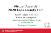 Virtual Awards 2020 Cass County Fair · Olivia Olson Junior Pymosa Hudson Brock Junior Grove H.O.T. Decorators Showcase 2020 Cass County Fair. Aci Renz Junior Washington GEM. Ada