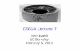 CS61A Lecture 7 - University of California, Berkeleycs61a/sp13/slides/... · Saturday 2-4pm in TBA ... Environment diagram handout on website ... Create a function value with signature