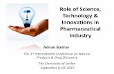 Role of Science, Technology & Innovations in ... · Services Technology Hardware & equipment Leisure Goods Aerospace & Defense Automobiles & parts Electronics & electrical appliances