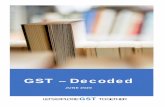 GST â€“ Decoded ... 3 | P a g e Normal Taxpayers filing Form GSTR-3B Return filing period t/o up to