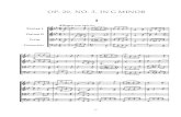 haydn op33 quartet · OP. 20, NO. 3, IN G MINOR 10 Allegro con spirito 41 . 20 42 op. 20, No. cre cre - cre cre - - scen - - scen - sccn - - scen - - do - do do - do 3 . 50 60 No.