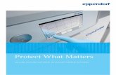 Protect What Matters - Eppendorf · 2017-07-27 · We combine scalable bioprocess hardware products with modern software solutions to produce globally leading technologies. From searching