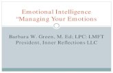 Emotional Intelligence “Managing Your Emotions · 2018-05-04 · Emotional Intelligence: Five Characteristics 1. Self Awareness: How well we know ourselves in our emotions, recognizing