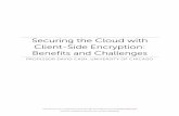 Securing the Cloud with Client-Side Encryption 20190226 · 2019-02-26 · data in order to work properly, and client-side encryption gets in the way. An important instance of this