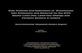 Data Analysis and Estimation of Greenhouse Gas …...5.6 Methodology for Assessing GHG Emissions from Peatlands 36 5.7 Biomass Removal 37 5.8 Peatlands Restoration 37 5.9 Carbon Loss