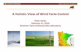 A Holisc View of Wind Farm Con ol - University of Minnesota€¦ · Control of Variable Speed Wind Turbines, IEEE Control Systems Magazine, June 2006 Cp for NREL CART 600kW, 21.7m