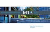 WHEN TRANSLATION MATTERS 2016 eng(1).pdf · MTA employs modern technology for translation and project management. It ensures consistent quality in translation and effective project