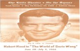 Guy S. LiHe, Robert Reed in The World Suzie Wong world of suzie wong... · WELCOME! To The Tenth Season at The Little Theatre On The Square Producer Guy S. Little, ... mt Opera Guild