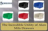 The Incredible Utility of Akro Mils Drawers