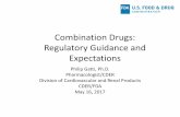 Combination Drugs: Regulatory Guidance and Expectations · Combination Drugs: Regulatory Guidance and Expectations Philip Gatti, Ph.D. Pharmacologist/CDER . Division of Cardiovascular