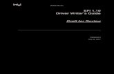 Draft for Review - Intel · Draft for Review EFI 1.10 Driver Writer’s Guide Draft for Review Version 0.9 July 20, 2004