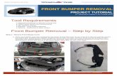 Tool Requirements Front Bumper Removal Step by Step · All information compiled from the CTS-V community such as CTSVOWNERS.COM, CTS-V vs The World and from Texas V-Club Members.