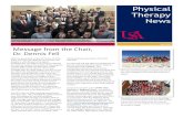 Physical Therapy News - University of South AlabamaPhysical Therapy News Fall 2017 With the graduation of the DPT lass of 2016, there are now over 1050 PT alumni from our program,