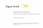 ecenter.sprint.comecenter.sprint.com/global/pdf/user_guides/samsung/... · Table of Contents Welcome to Sprint . . . . . . . . . . . . . . . . . . . . . . . . . . . . . . . . .i Introduction