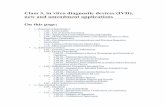 Class 3, in vitro diagnostic devices (IVD), new and amendment … · 2017-11-29  · Class 3, in vitro diagnostic devices (IVD), new and amendment applications On this page: 1 - Regional