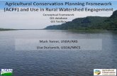 Agricultural Conservation Planning Framework (ACPF) and ...€¦ · (Tomer et al., 2013) 1. Planning concept: A mix of practices is needed to meet WQ goals. Flexible siting criteria