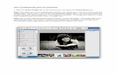 How to professionally print your photobook PM · How to professionally print your photobook!! 1!.Open the Share Project tab in the control panel, and select the Photo Album icon.!