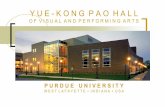 YUE-KONG PAO HALL OF VISUAL AND PERFORMING ARTS …€¦ · The Division of Theatre occupies two performance venues in Pao Hall: The Nancy T. Hansen Theatre, a 300-seat proscenium