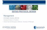 SEPSIS PROTOCOL DESIGN...if shock present or not Triage or immediate at sepsis recognition SSC –dx criteria SEP1, mandated Repeat measure Response to initial resuscitation Minimum-