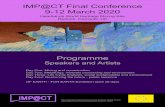 IMP@CT Final Conference 9-12 March 2020blogs.exeter.ac.uk/impactmine/files/2017/03/Print...IMP@CT Final Conference 9-12 March 2020 Heartlands World Heritage Mining Site Redruth, Cornwall,