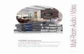 Multi-Room Audio / Video - Amazon S3 · 2017-06-28 · Rev-D 04/2017. HDMI Solutions. Led by the UltraMatrix, ELAN multi-room audio/video components. create solutions for installations