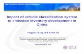 13 ZHANG impacts of vehicle classification system in developing … · 2015-09-10 · Impact of vehicle classification systemImpact of vehicle classification system to emission inventory