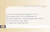 Consultation Paper on Proposals to Enhance Regulatory ...€¦ · CONSULTATION PAPER ON PROPOSALS TO ENHANCE 21 JULY 2014 REGULATORY SAFEGUARDS FOR INVESTORS IN THE CAPITAL MARKETS