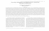 Journal of Postsecondary Education and Disability, 29(1), 35-46 … · 2016-07-28 · Journal of Postsecondary Education and Disability, 29(1), 35-46 35 Faculty Attitudes and Behaviors