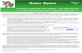 Gator Bytes March 25 2020 · 2020-03-25 · March 25 2020 Learning, Leadership and Laughter…The JRG Journey Gator Bytes J.R. Gerritts Middle School • 545 S. John St. • Kimberly,