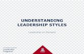 UNDERSTANDING LEADERSHIP STYLESleadership.arizona.edu/sites/leadership.arizona.edu...Sensible Dependable H Competitive Impetuous Impactful. 4: Describes you the most 3: Describes you