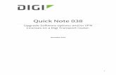 Quick Note 038 - Digi Internationalftp1.digi.com/support/documentation/QN_038_Upgrade... · 2016-11-17 · November 2016 . 2 Contents 1 Introduction ... TCP Port 23 TCP Port will