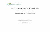 BOARD OF EDUCATION OF HARFORD COUNTYThe Board of Education of Harford County, and other local school boards in Maryland, are generally considered state agencies for legal purposes.