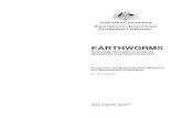 EARTHWORMS - Agrifutures Australia · EARTHWORMS Technology information to enable the ... the organic matter fed to the earthworms. ... earthworms in environmental and waste management.