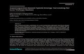 Supercapacitor-Based Hybrid Energy Harvesting for Low ... · ented into the off-grid wind energy sector. Although Lee [12] implemented a hybrid energy harvesting storage in 2008 for