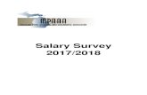Salary Survey 2017/2018 - MPAAA · MPAAA Salary Survey 2017/18 . Survey Methodology . The data in this survey was collected from School District Pupil Accounting Staff, Educational