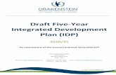 Draft Five-Year Integrated Development Plan (IDP). IDP Draft... · 2020-03-27 · Draft Five-Year Integrated Development Plan (IDP) 2020/25 An amendment of the second reviewed 2019/2020
