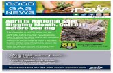 April 2017 April is National Safe Digging Month. Call 811 ... · News travels fast. Stay in the know. Join the conversation with PGW by ‘liking’ us on Facebook, or following us