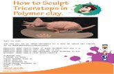 How to Sculpt Triceratops in Polymer clay. · Triceratops in Polymer clay. . What You Need: You can get all of these materials at a gold or above art centre ... on the PDF for reference.